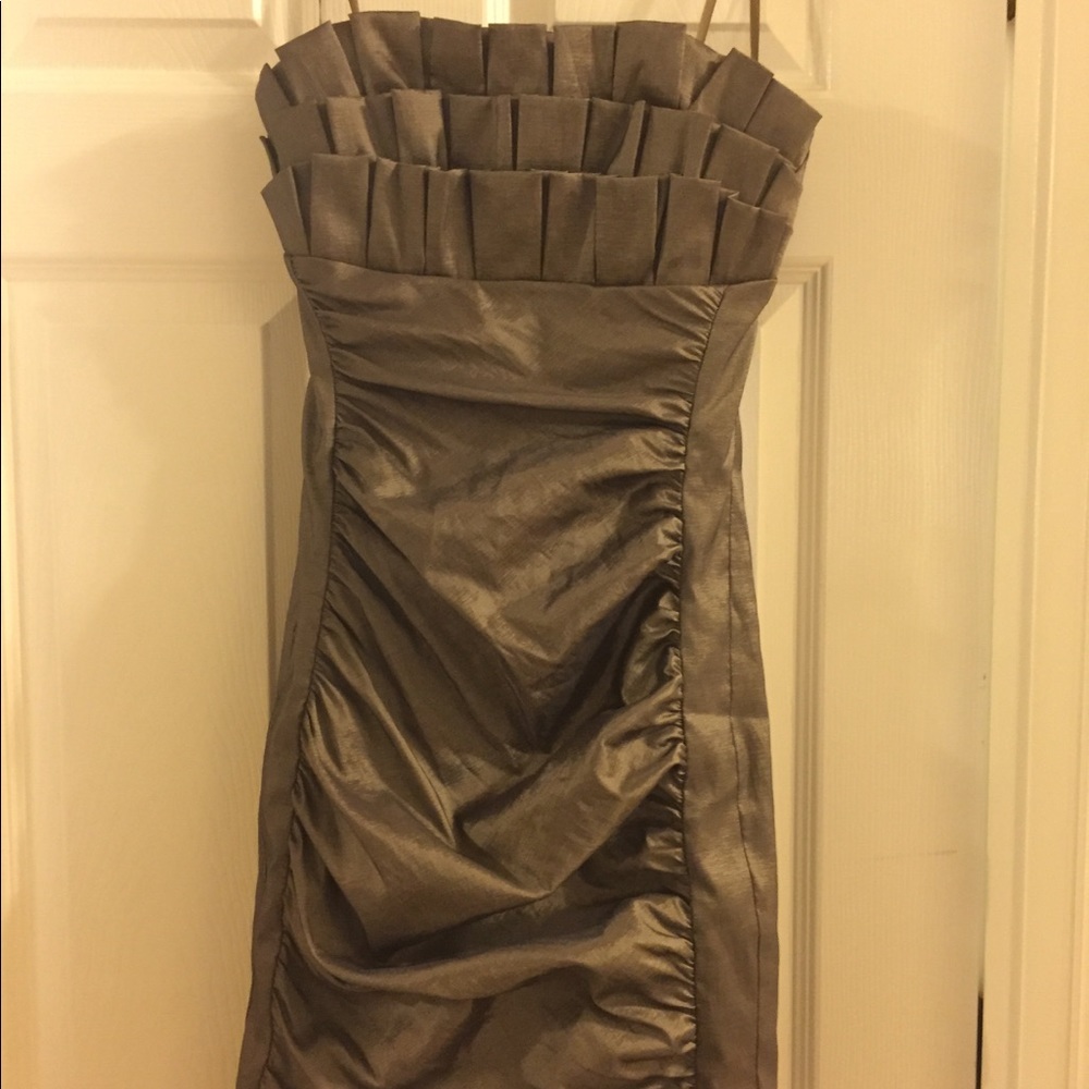 Cache Strapless Formal Dress.